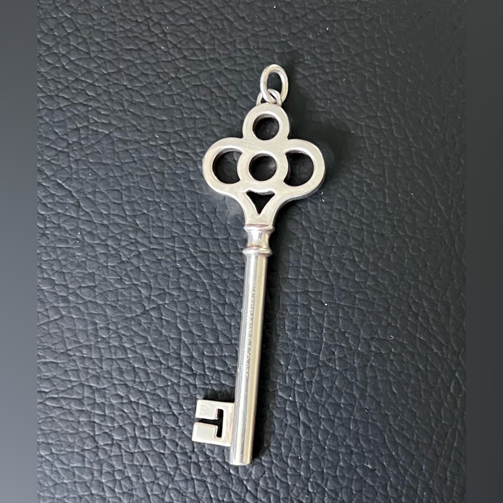 Tiffany & co. Silver key charm